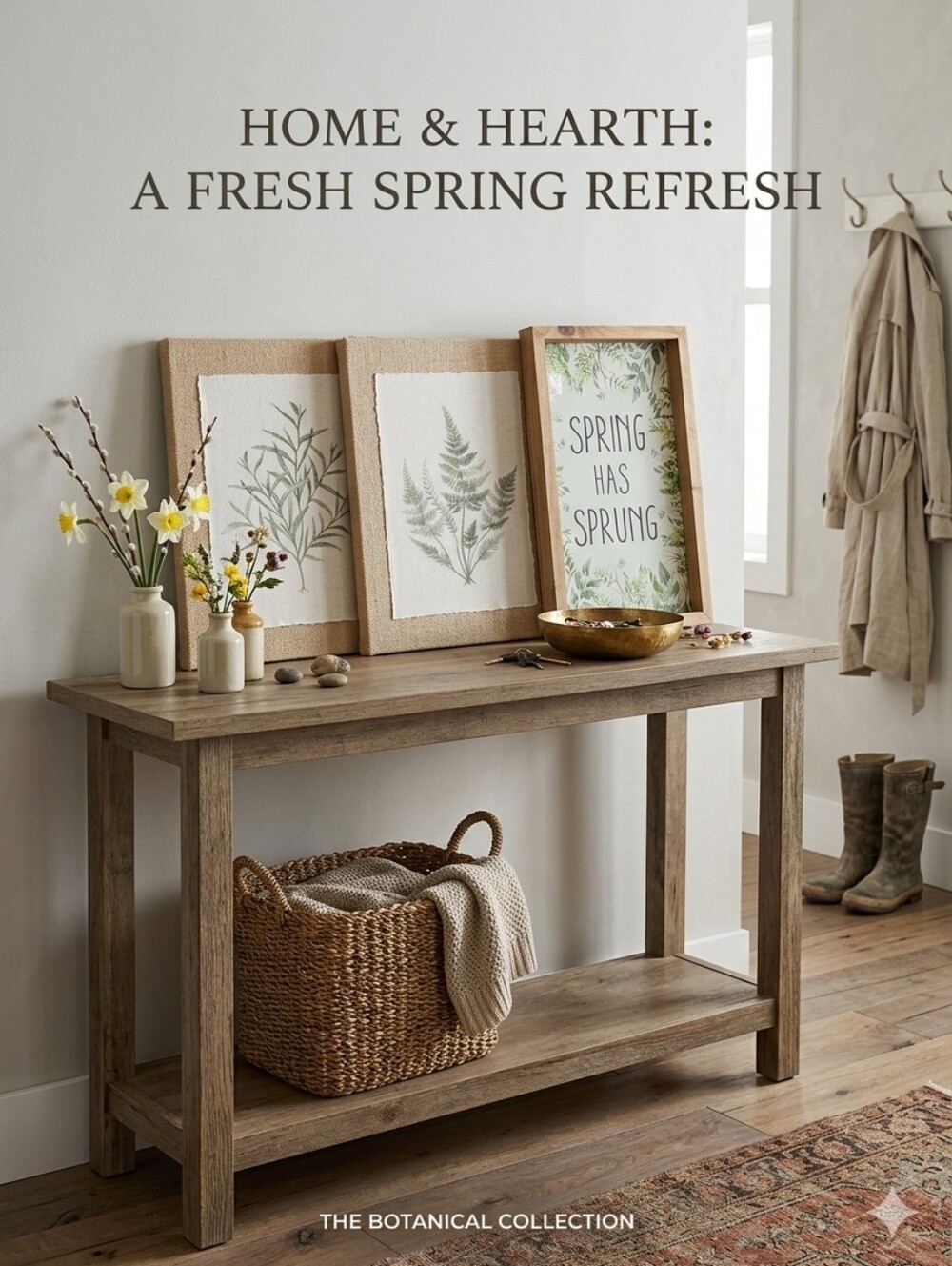 ​🌿 Spring Botanical Wall Art Trio – 3 Piece Set 🌿